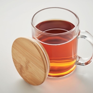 CELESTIAL Stiklinis puodelis su dangteliu