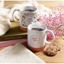 KAROO Puodelis su kamštine detale