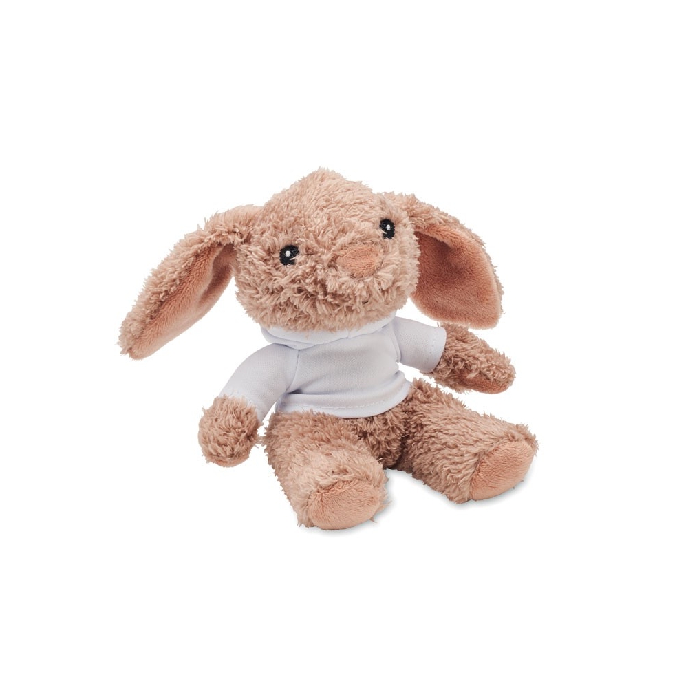 BUNNY Pliušinis zuikutis su gobtuvu