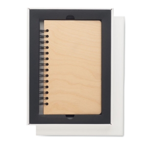 SAVAGE Užrašinė su beržo sėklomis dovanų dėžutėje