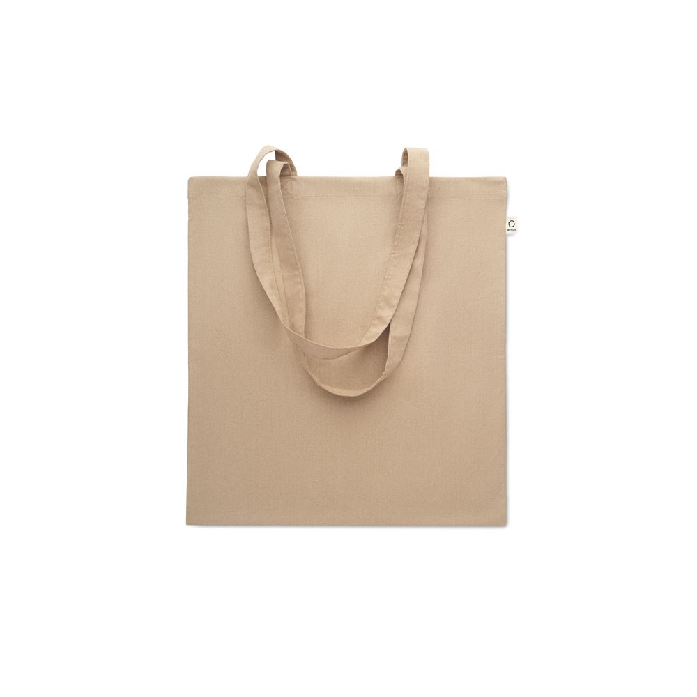 VIVEKA COLOUR Perdirbtas medvilninis pirkinių maišelis 140 g/m²