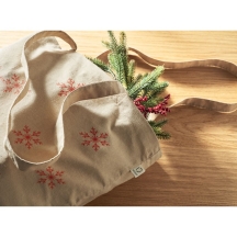 VIVEKA COLOUR Perdirbtas medvilninis pirkinių maišelis 140 g/m²