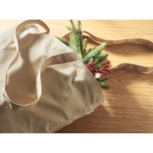 VIVEKA COLOUR Perdirbtas medvilninis pirkinių maišelis 140 g/m²