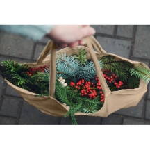 VIVEKA COLOUR Perdirbtas medvilninis pirkinių maišelis 140 g/m²