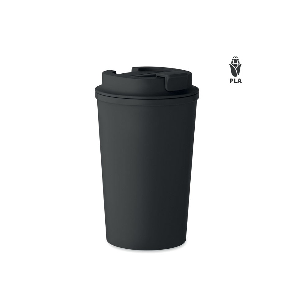 BEIBAKU Dvigubų sienelių termopuodelis iš kukurūzų plastiko