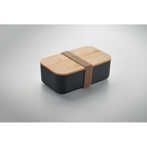 BEIBABOX Pietų dėžutė iš kukurūzų plastiko su bambuko dangteliu