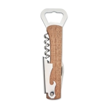 WOOL Daugiafunkcis butelių atidarytuvas su akacijos apdaila