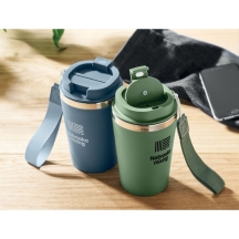 TOPAZ Dvigubos sienelės puodelis iš nerūdijančio plieno 350 ml