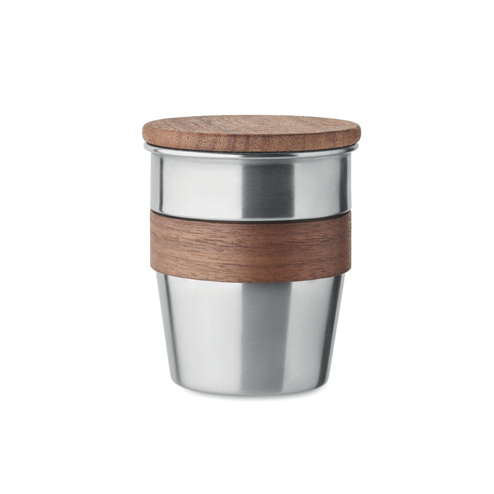 WALNUT Puodelis iš perdirbto nerūdijančio plieno 350 ml