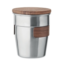 WALNUT Puodelis iš perdirbto nerūdijančio plieno 350 ml