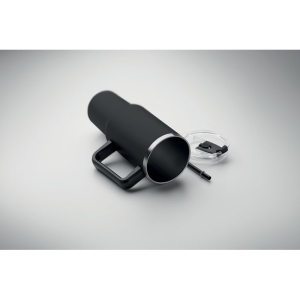 SUMA Perdirbto nerūdijančio plieno gertuvė su šiaudeliu 1200 ml