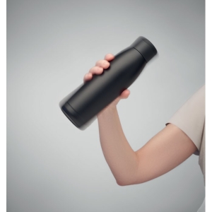 CALEFRIO Perdirbto nerūdijančio plieno gertuvė 400 ml