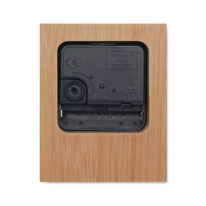 CLAMBU Analoginis stalo laikrodis iš bambuko