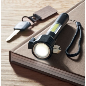 HAMALUZ 3-in-1 aliuminio žibintuvėlis su COB šviesa