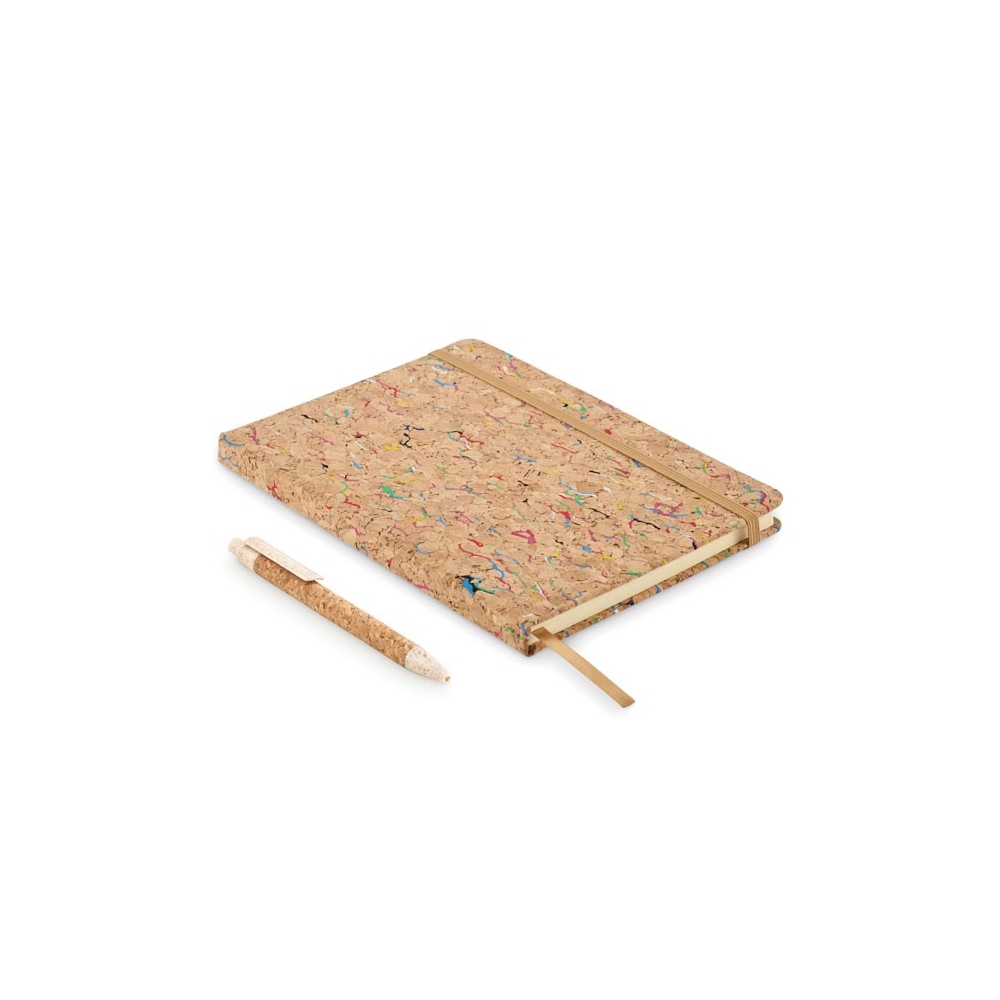 CORNOTA A5 sąsiuvinis su kietu kamštiniu viršeliu