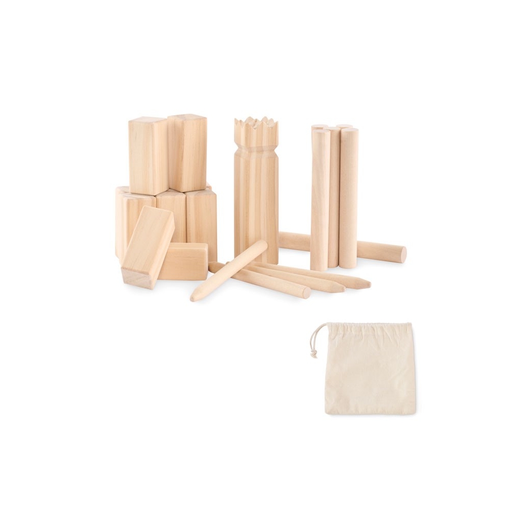 KING PETIT Kompaktiškas medinis mėtymo žaidimas