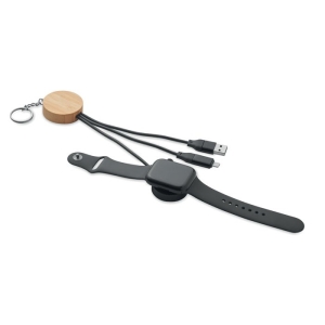 BULE Raktų pakabukas 4-in-1 su įkrovimo kabeliu