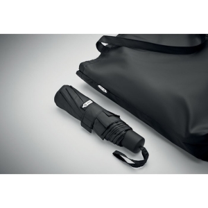 SEATTLE Vėjui atsparus sulankstomas skėtis su krepšiu