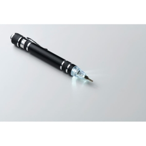 TUBULAR Daugiafunkcis įrankis rašiklio formos korpuse