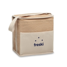 LONA Džiūto termo krepšys su medvilnine rankena 3L