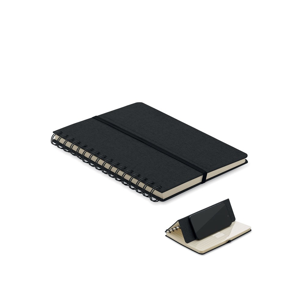 STRATA A5 užrašų knygelė kietu viršeliu ir telefono stovu