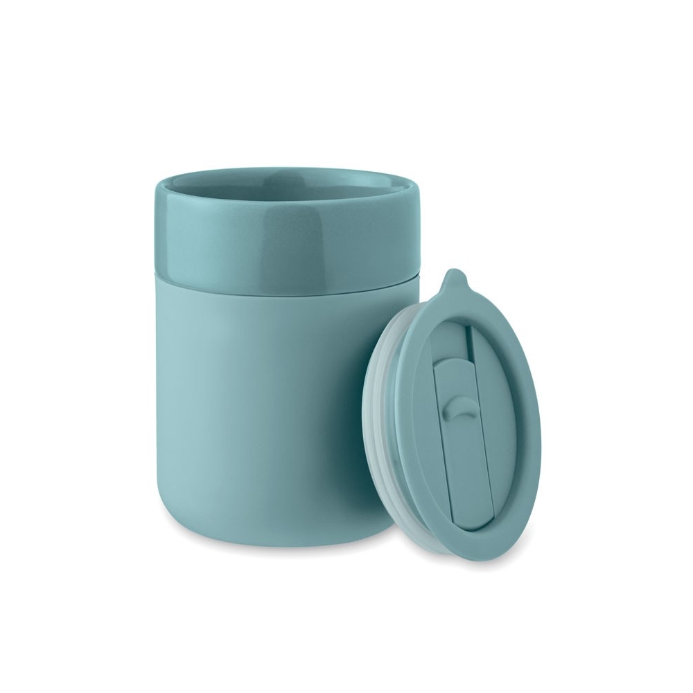 QERAM "Leak free" Keramikinis puodelis su dangteliu 330 ml