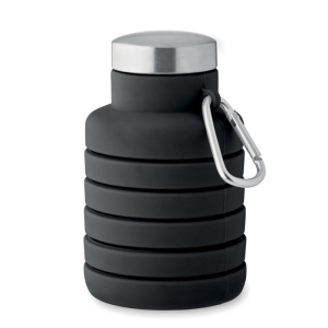 KOLAPSI Sulankstomas silikoninis buteliukas su karabinu (500 ml)