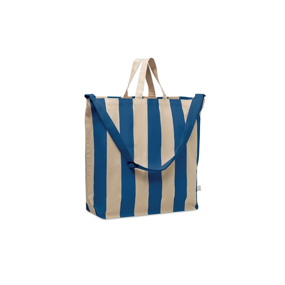 LAGUNA Itin didelė dryžuota paplūdimio rankinė 280gr/m²