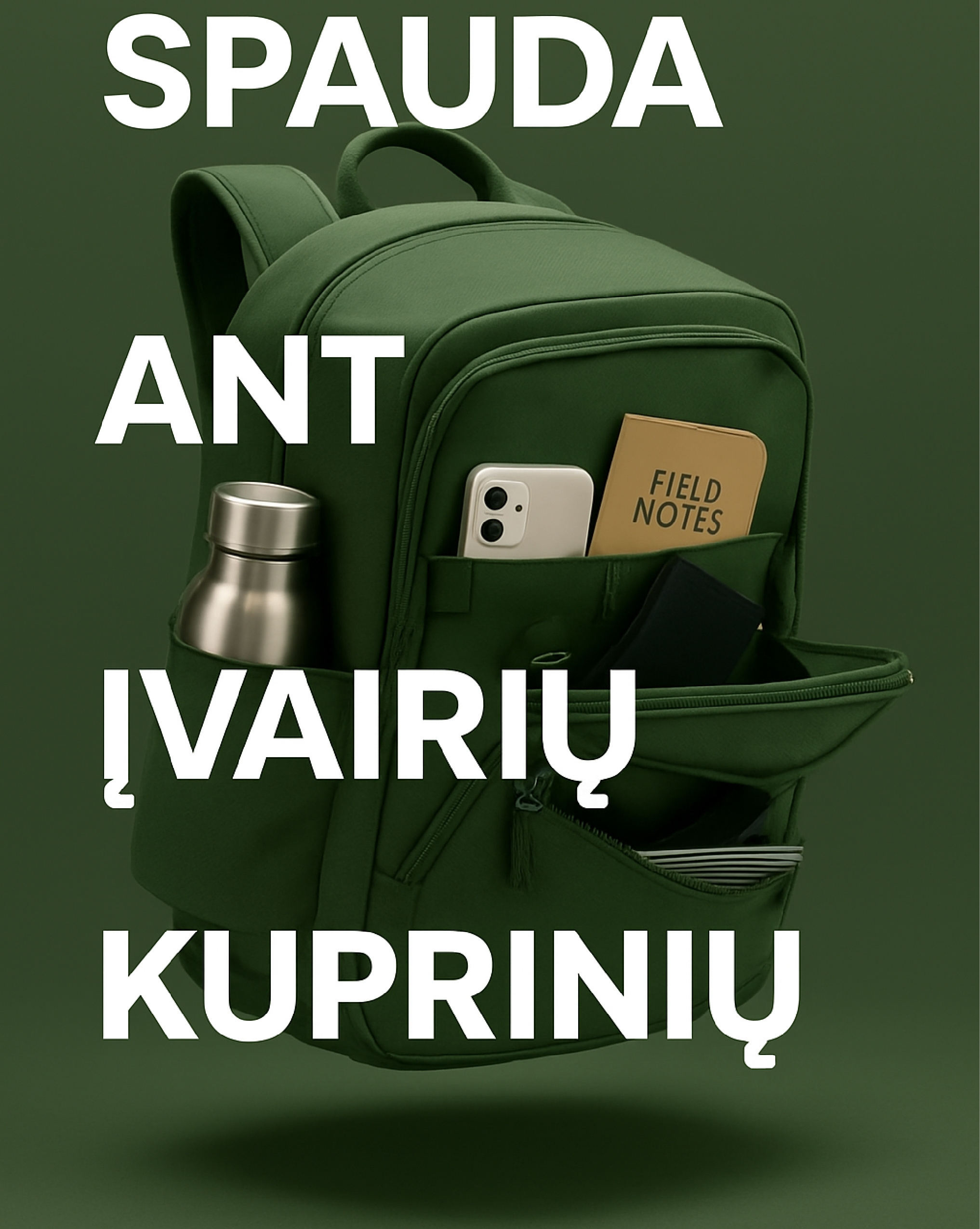Kuprinės su logotipu – reklaminės kuprinės su spauda ir individualiu dizainu jūsų verslo matomumui